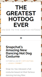 Mobile Screenshot of costcohotdog.com